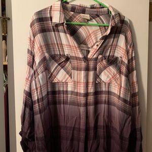 Women’s Knox rose flannel